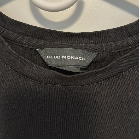 Club Monaco black t-shirt - Picture 2 of 3